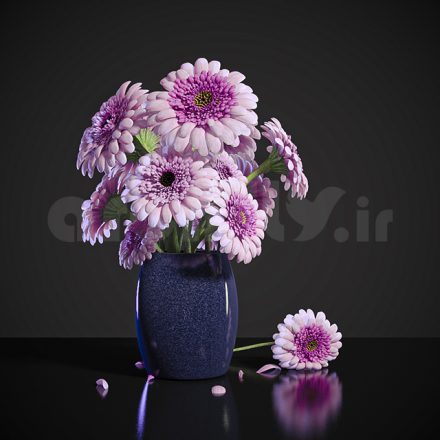 مدل سه بعدی گل و گیاه_028