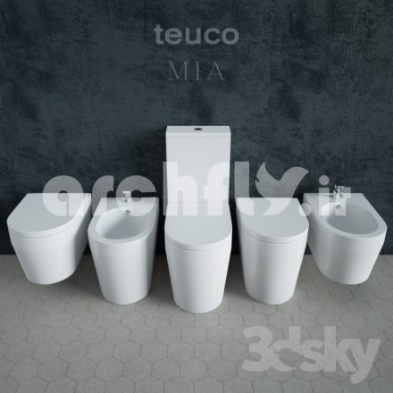 مدل سه بعدی کاسه توالت_009