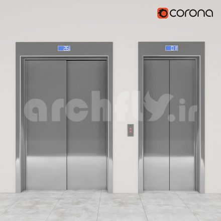 مدل سه بعدی آسانسور_پله برقی_021