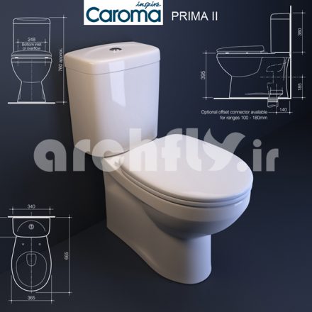 مدل سه بعدی کاسه توالت_005