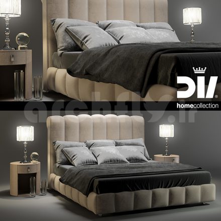 مدل سه بعدی تخت خواب_052