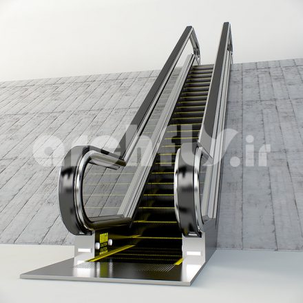 مدل سه بعدی آسانسور_پله برقی_003