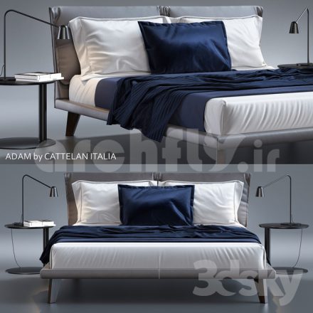 مدل سه بعدی تخت خواب_150
