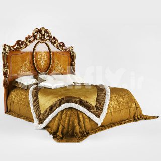 مدل سه بعدی تخت خواب کلاسیک 114