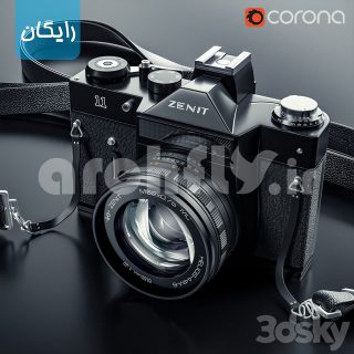 مدل سه بعدی دوربین عکاسی 012