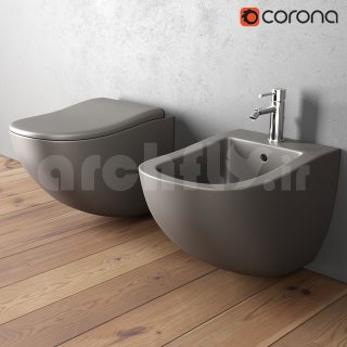 مدل سه بعدی توالت فرنگی 022