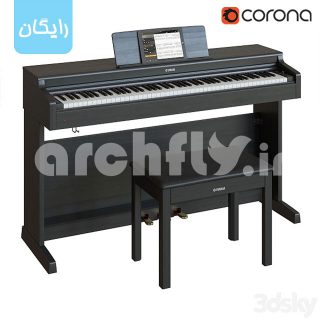 مدل سه بعدی پیانو 1362