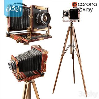 مدل سه بعدی دوربین قدیمی 1424