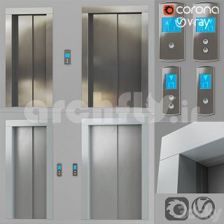 مدل سه بعدی آسانسور 2433