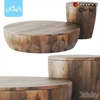 مدل سه بعدی میز چوبی 3353