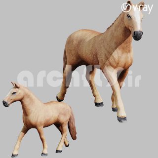 مدل سه بعدی اسب 4225
